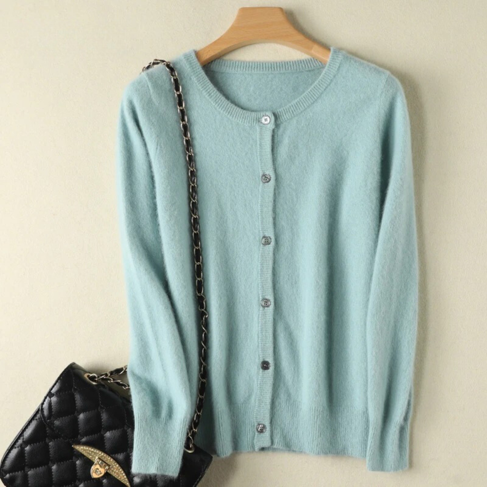 Rosey - Sophisticated Cashmere Cardigan