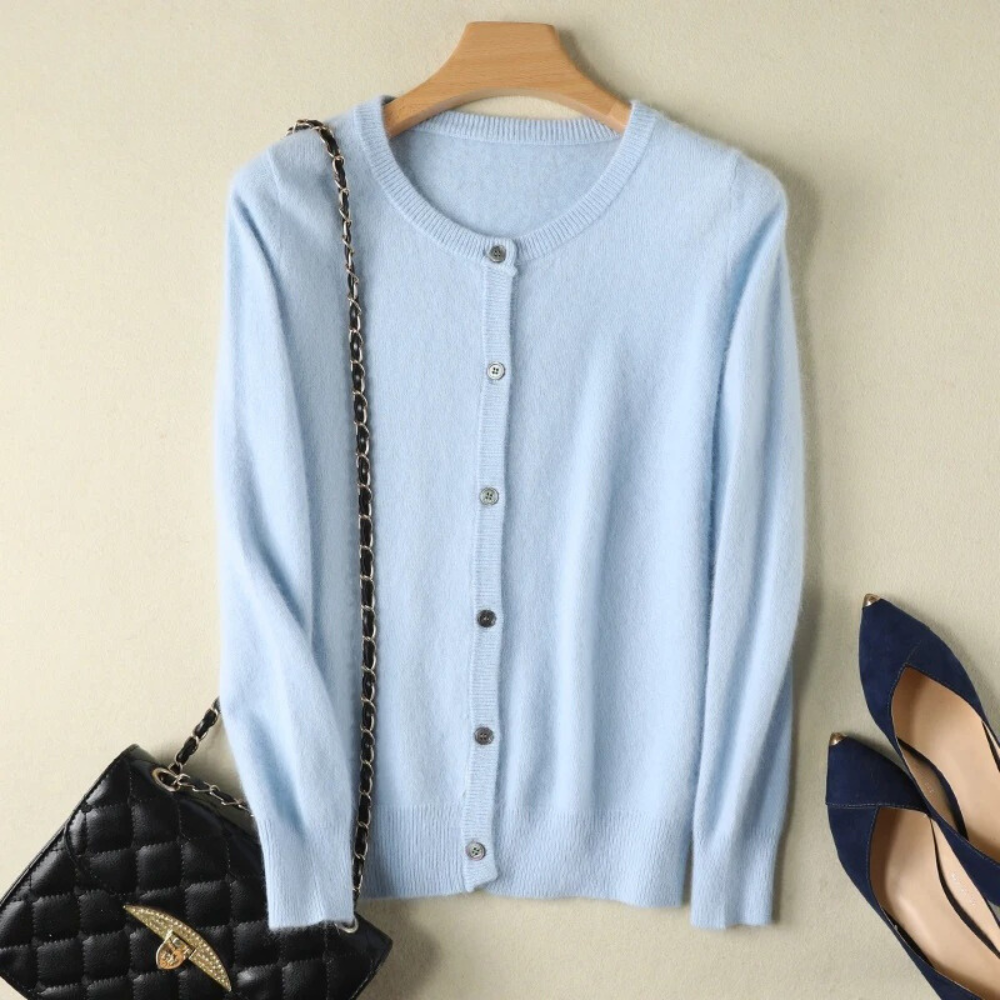 Rosey - Sophisticated Cashmere Cardigan