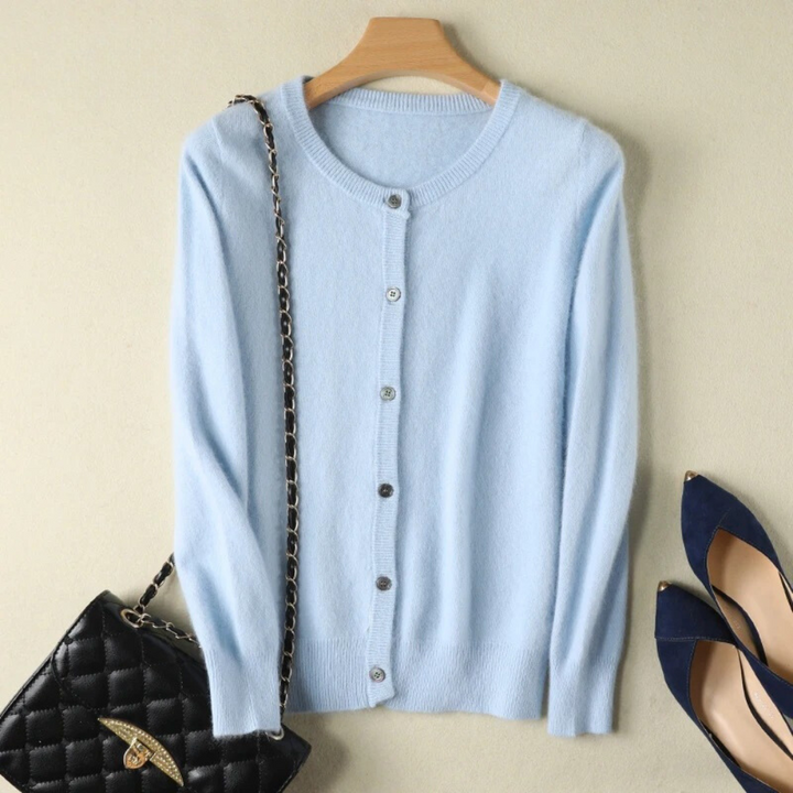Rosey - Sophisticated Cashmere Cardigan