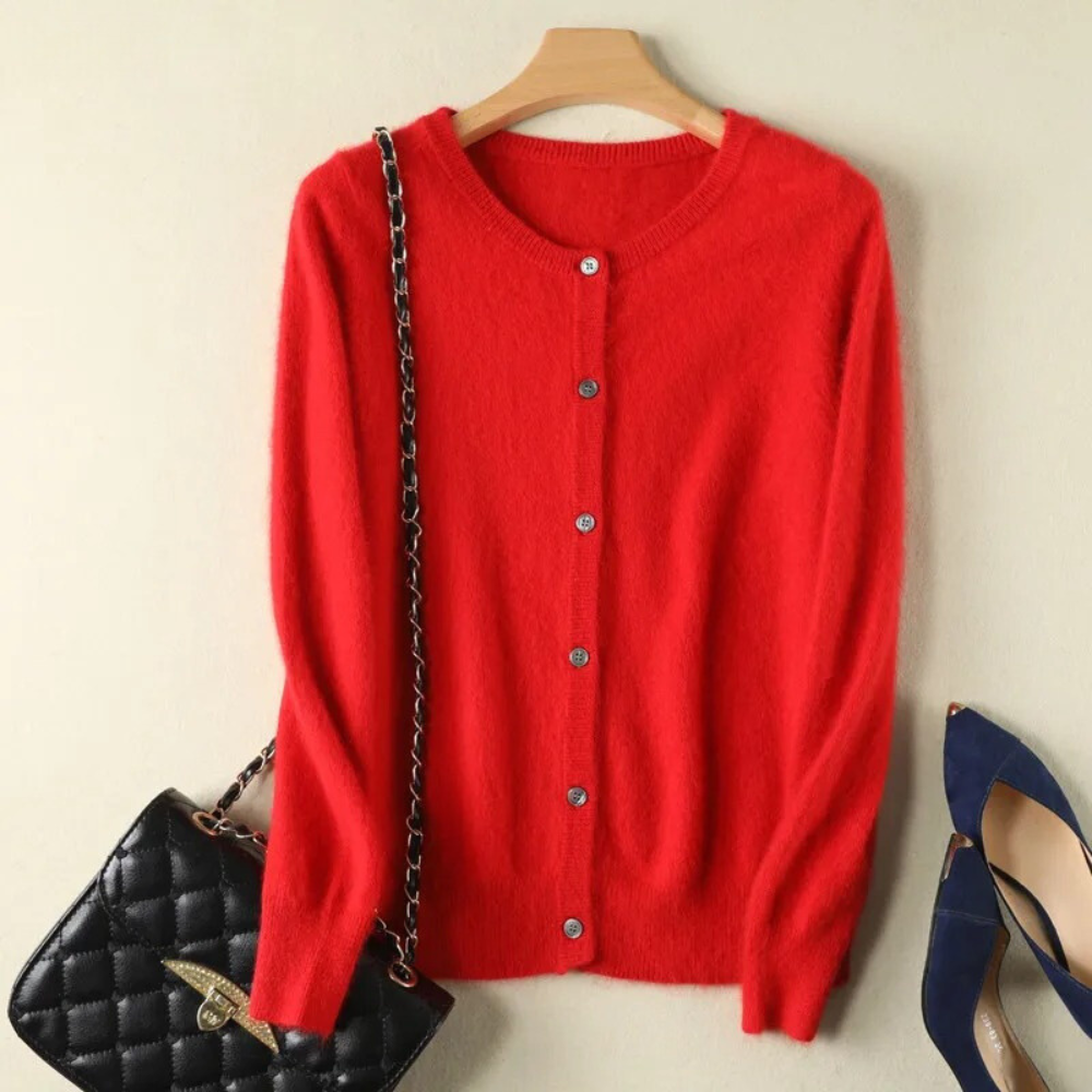 Rosey - Sophisticated Cashmere Cardigan