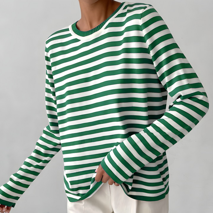 Tiara - Simple Stripe Shirt