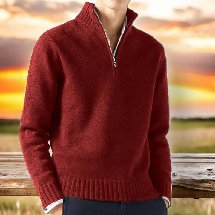 Antwerpen - Cashmere Zip Sweater